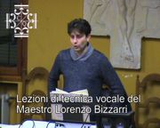 Le lezioni di tecnica vocale del maestro Lorenzo Bizzarri alla Corale Quadriclavio